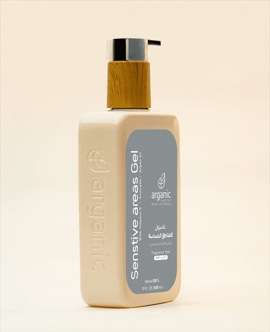 جل المناطق الحساسة بزيت الأرجان والأفوكادو